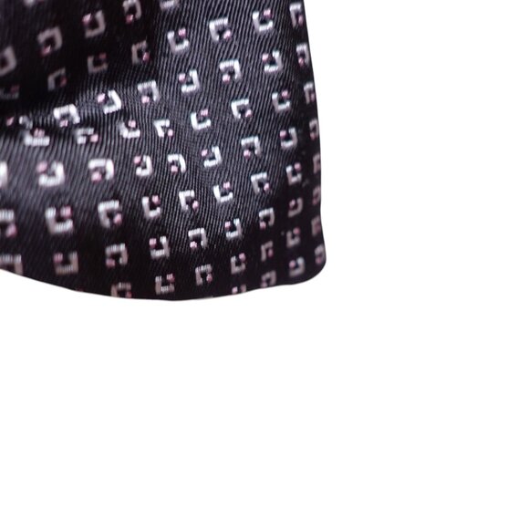 NWT Hugo Boss Men's Dressy Bow Tie With Jacquard Pattern Black 100% Silk - Picture 3 of 8